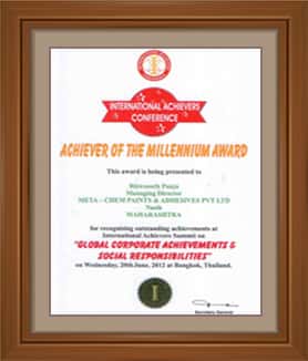 Achiever of The Millennium Award - 2012