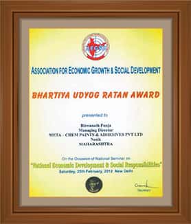 BHARATIYA UDYOG RATAN AWARD - 2012
